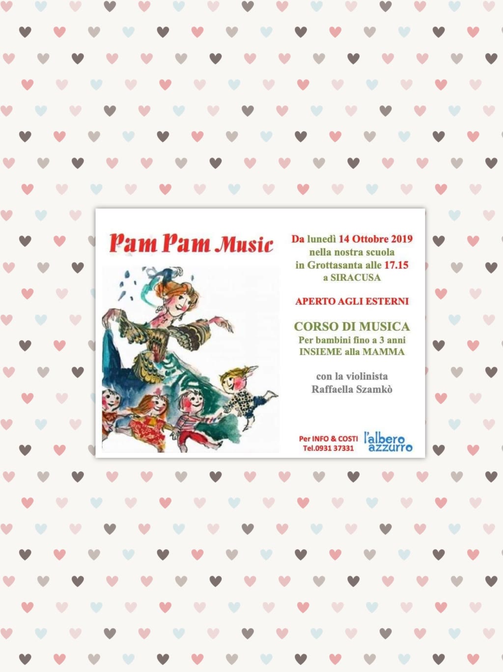 Corso pomeridiano di musica