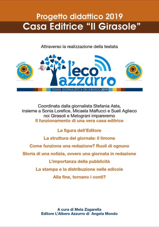 MANIINMENTE: progetto editoriale “L’Eco Azzurro” rivolto ai bambini di 5 anni