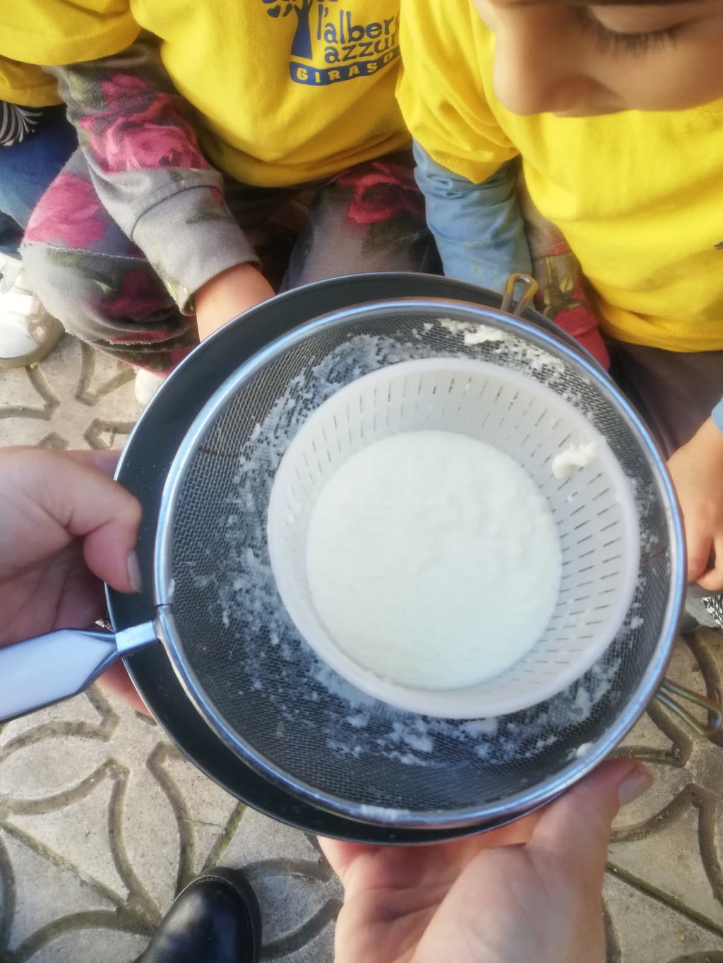 Oggi la ricotta la prepariamo noi Girasoli!